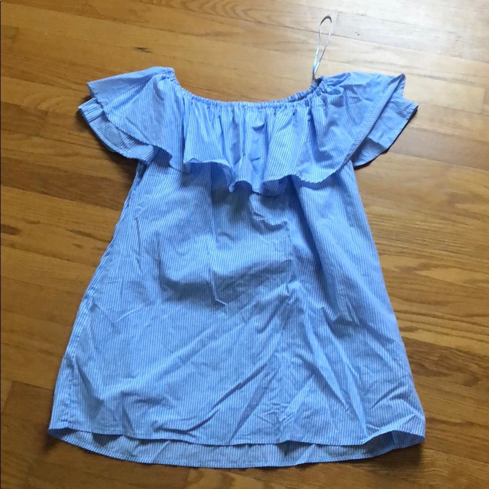 Zara off the shoulder dress